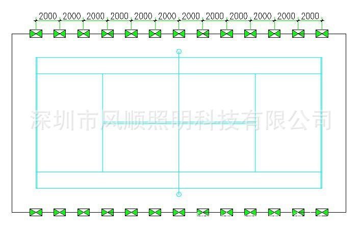 室内网球场LED照明灯具